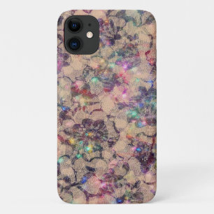 かわいらしいレースのバラ iPhone 11 ケース