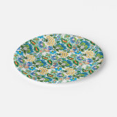 かわいらしいヴィンテージのロシア語Khokhloma ペーパープレート (アングル)