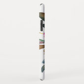 かわいらしいヴィンテージの水彩画の花の粋なモノグラム Case-Mate iPhoneケース (裏面/右)