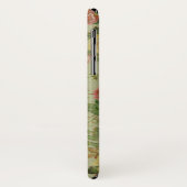 かわいらしいヴィンテージの花のモノグラムのな花模様 Case-Mate iPhoneケース (裏面/左)