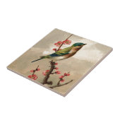 かわいらしいヴィンテージの鳥 タイル (側面)