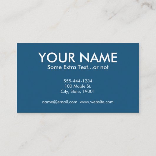 かわいらしい万丈ビジネスカード 名刺 (裏面)