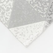 かわいらしい三角形のグランジなパターンII + あなたのアイディア フリースブランケット (角)