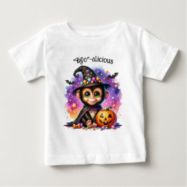 かわいらしい不気味かわいい子どもハロウィーン ベビーTシャツ