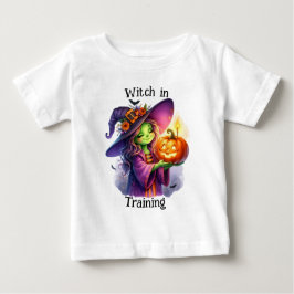 かわいらしい不気味かわいい子どもハロウィーン ベビーTシャツ