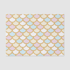 かわいらしい人魚のスケール 薄葉紙
