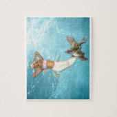 かわいらしい人魚のパズル ジグソーパズル (縦)