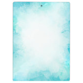 かわいらしい人魚のメイド海モノグラム クリップボード (裏面)