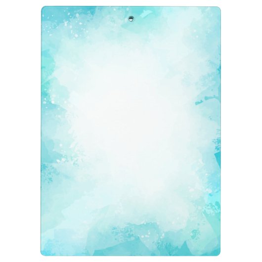 かわいらしい人魚のメイド海モノグラム クリップボード (裏面)