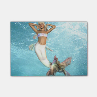 かわいらしい人魚 ポストイット