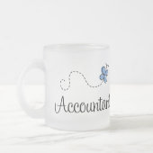 かわいらしい会計士 フロストグラスマグカップ (左)