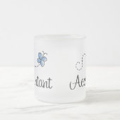 かわいらしい会計士 フロストグラスマグカップ (中央)