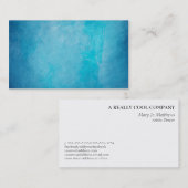 かわいらしい凍っていられていた水背景 名刺 (正面/裏面)