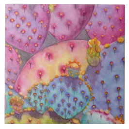 かわいらしい南西サボテンの台所壁のタイル タイル