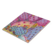 かわいらしい南西サボテンの台所壁のタイル タイル (側面)