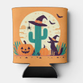 かわいらしい南西ハロウィーン砂漠/サボテン 缶クーラー (裏面)