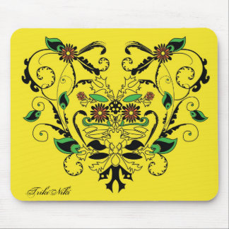 かわいらしい危険 マウスパッド