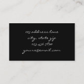 かわいらしい及び専門 名刺 (裏面)