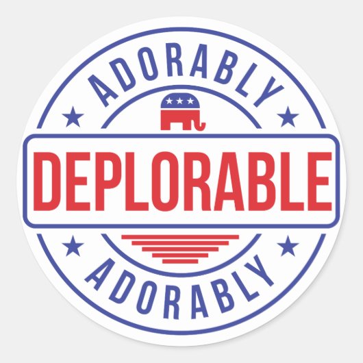 かわいらしい嘆かわしいステッカー ラウンドシール (正面)