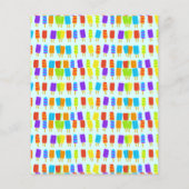 かわいらしい夏のポピックスアイスかわいいル チラシ (裏面)