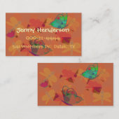 かわいらしい女の子のテレホンカード コーリングカード (正面/裏面)