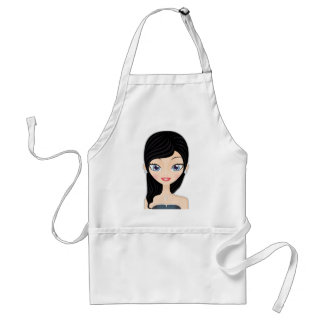 かわいらしい女の子 スタンダードエプロン