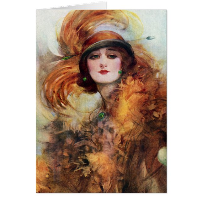 かわいらしい女性のフラッパーのファッションの20年代 (正面)