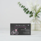 かわいらしい女性のBicycle Custom Mommy Card コーリングカード (スタンド正面)