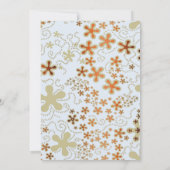 かわいらしい婚約パーティの招待状 招待状 (裏面)