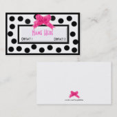 かわいらしい子供およびお母さんカード コーリングカード (正面/裏面)