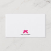 かわいらしい子供およびお母さんカード コーリングカード (裏面)