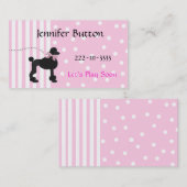 かわいらしい子供のプロフィールカード/テレホンカード コーリングカード (正面/裏面)