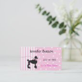 かわいらしい子供のプロフィールカード/テレホンカード コーリングカード (スタンド正面)