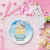 かわいらしい小さな孵化鶏の赤ちゃんシャワー ペーパープレート (パーティー)