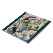 かわいらしい小鳥 タイル (側面)