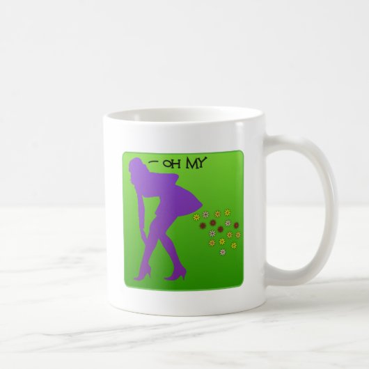 かわいらしい屁 コーヒーマグカップ (右)