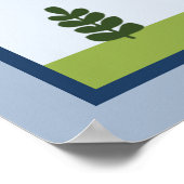 かわいらしい恐竜3ウォールアートポスター ポスター (角)