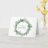 かわいらしい悔やみや弔慰カード- Sripture KJVの詩 カード (黄色い花)