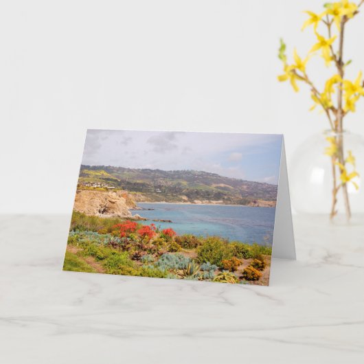 かわいらしい日 カード (黄色い花)