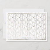 かわいらしい明けましておめでとう-フェイクなホイル シーズンカード (裏面)