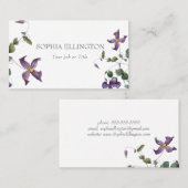 かわいらしい月桂樹によっては名刺が開花します 名刺 (正面/裏面)