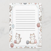 かわいらしい枠でカスタマイズ可能な写真はがき メニュー (裏面)