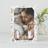 かわいらしい枠でカスタマイズ可能な写真はがき メニュー (スタンド正面)