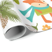 かわいらしい森の動物 ラッピングペーパー (ロールコーナー)