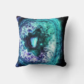 かわいらしい氷ったターコイズおよびGeodeの紫色の水晶 クッション (裏面)