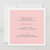 かわいらしい渦巻の写真のコラージュの《キリスト教》洗礼式や命名式の招待状 招待状 (裏面)