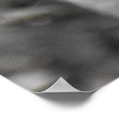 かわいらしい灰色リス ポスター (角)