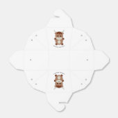 かわいらしい牛 フェイバーボックス (折り畳みなし)