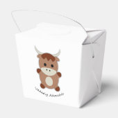 かわいらしい牛 フェイバーボックス (裏面サイド)