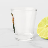 かわいらしい猫とメンドオンファーム ショットグラス (右)